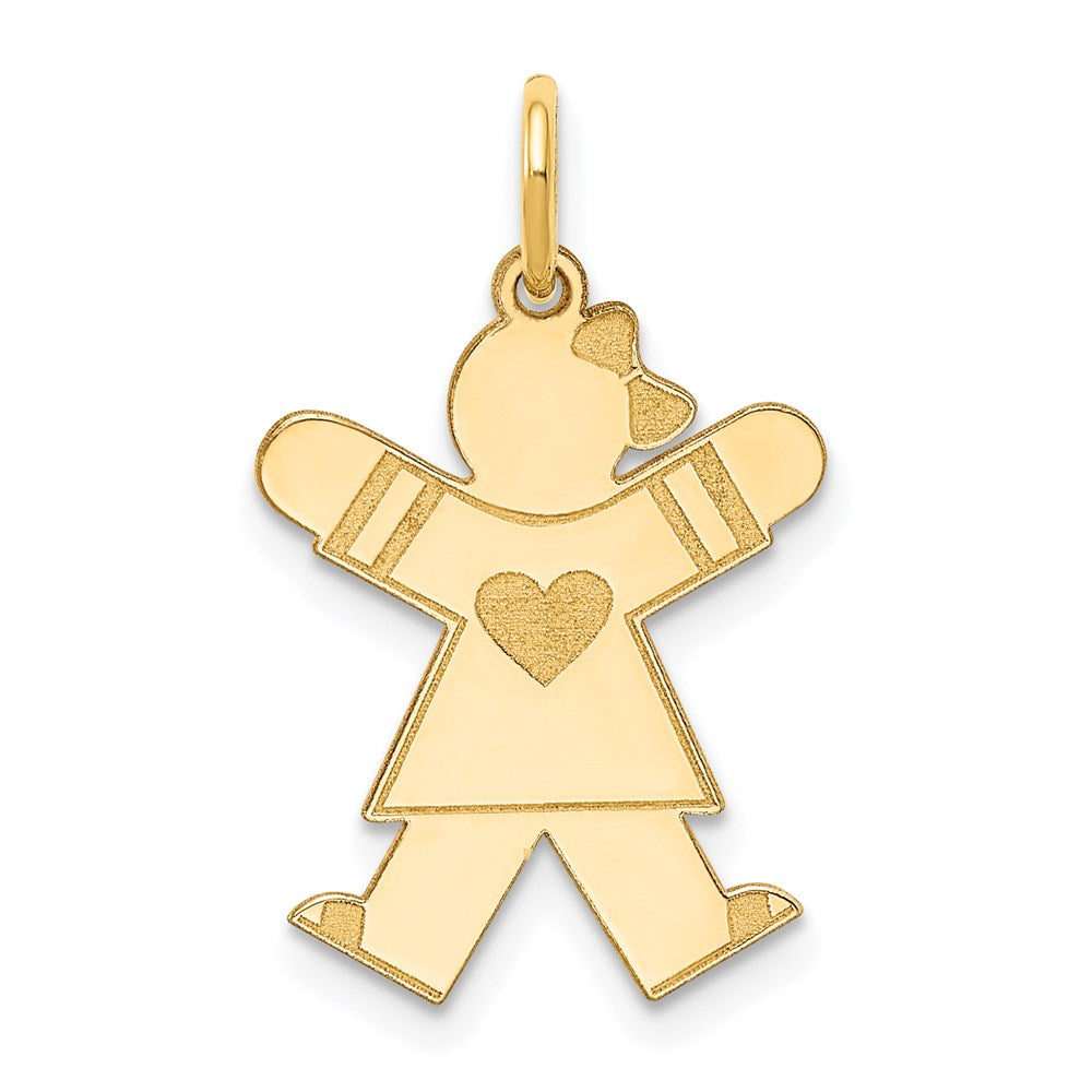 Solid;Polished;14k Yellow gold;Engravable;Not engraveable;Laser Etched