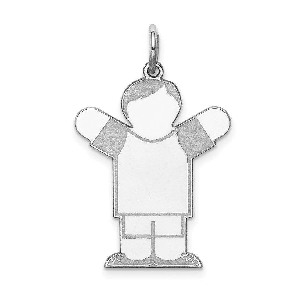 Solid;Polished;Engravable;Sterling silver;Laser-cut;Fits up to 3mm