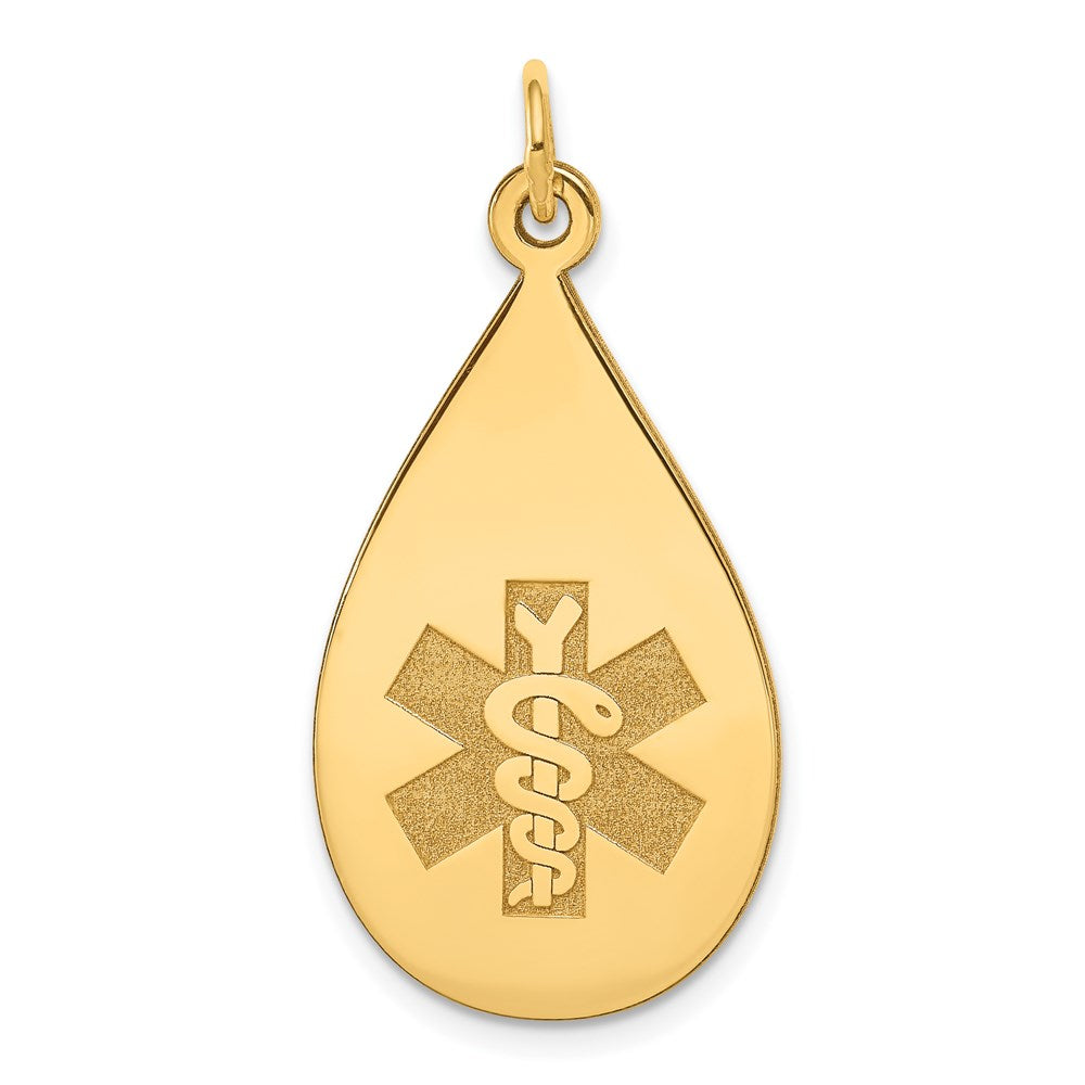Solid;Polished;14k Yellow gold;Stamped;Engravable