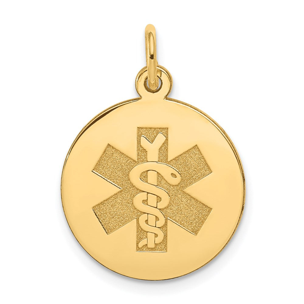 Solid;Polished;14k Yellow gold;Stamped;Engravable