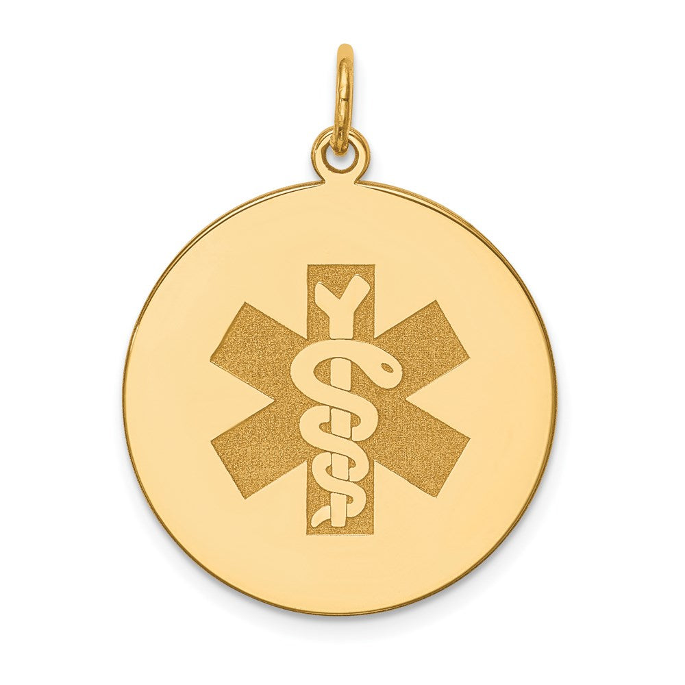 Solid;Polished;14k Yellow gold;Stamped;Engravable