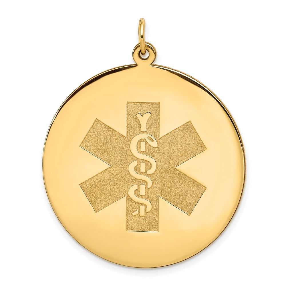 Solid;Polished;14k Yellow gold;Stamped;Engravable