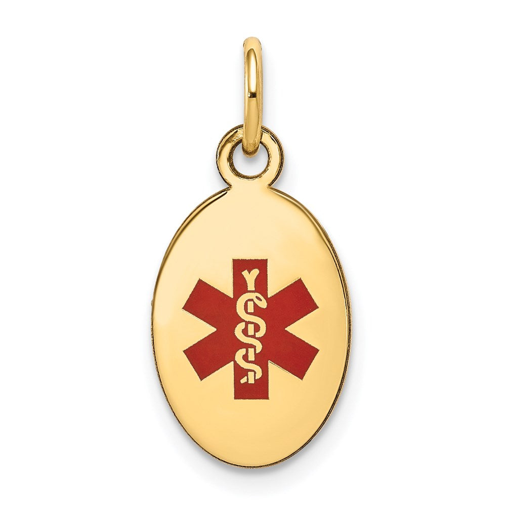 Solid;Polished;14k Yellow gold;Stamped;Engravable;Enamel