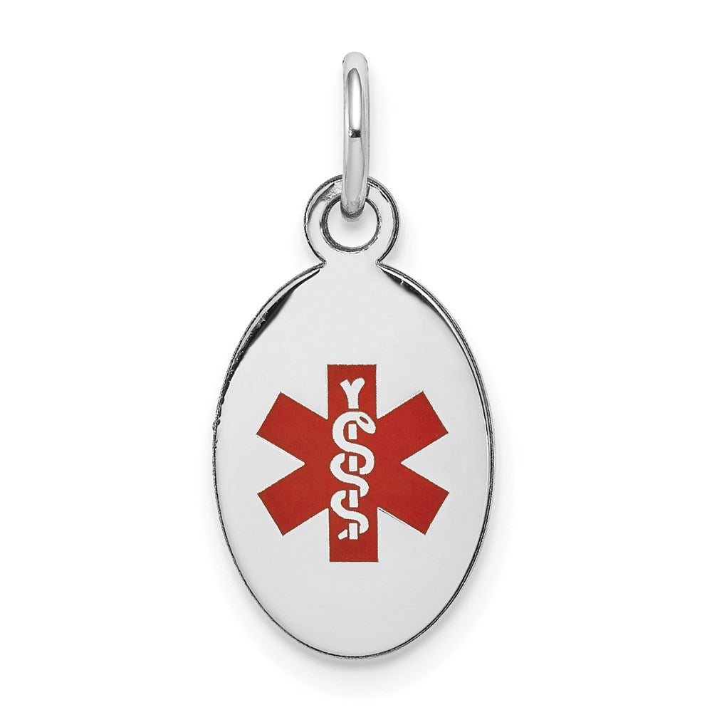 Solid;Polished;14K White gold;Stamped;Engravable;Enamel