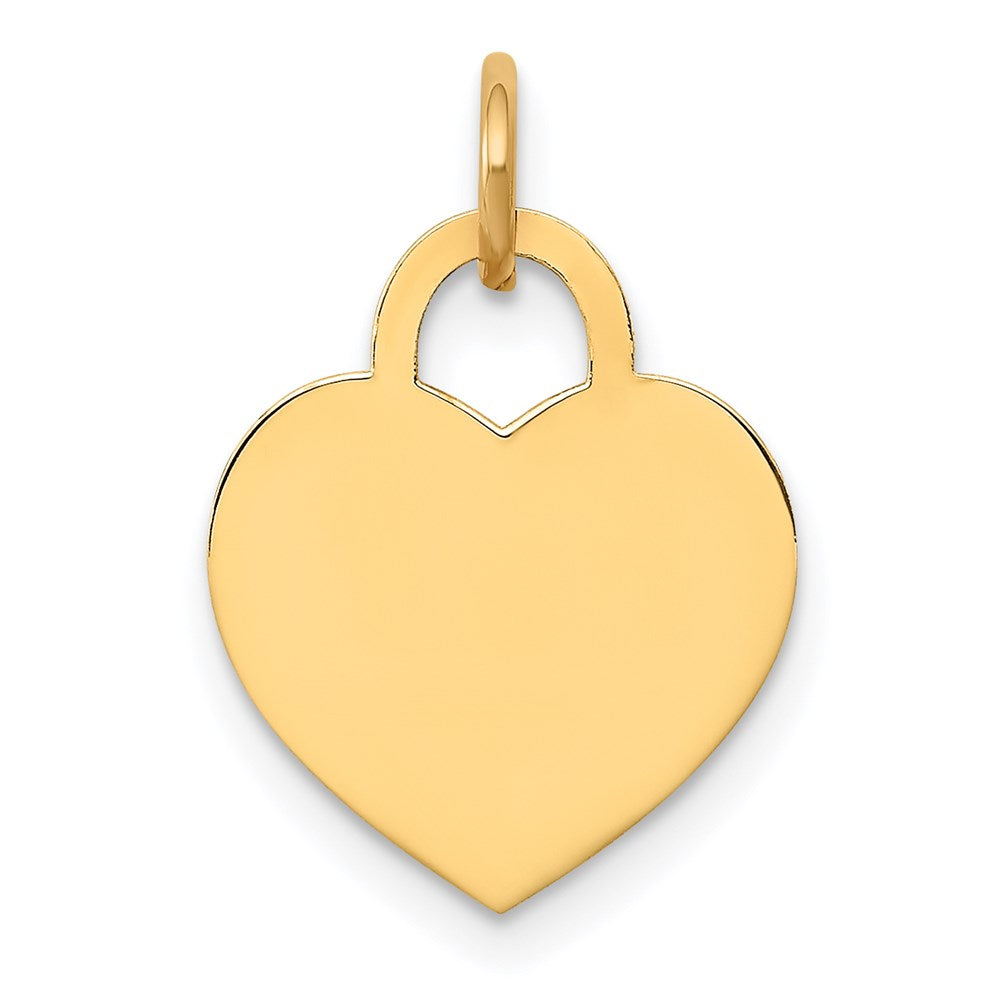 Polished;14k Yellow gold;Engravable