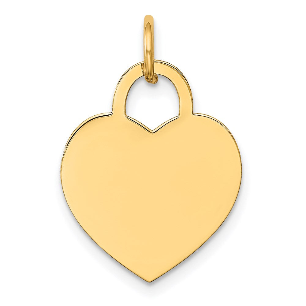 Polished;14k Yellow gold;Engravable