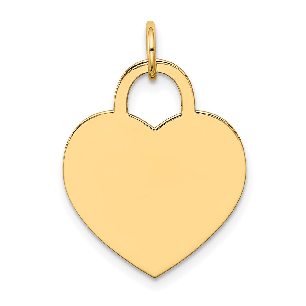 Polished;14k Yellow gold;Engravable