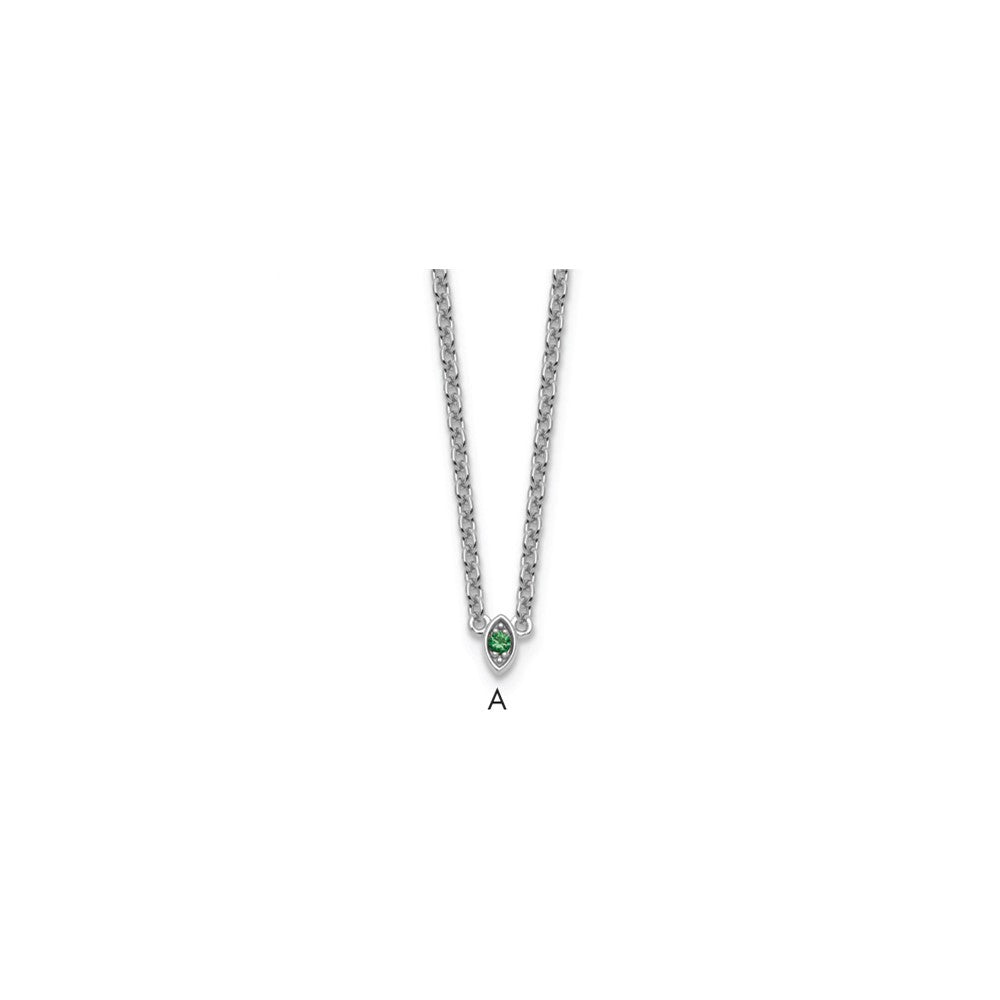 14k Yellow Gold1 Birthstone Mother's Necklace Mounting