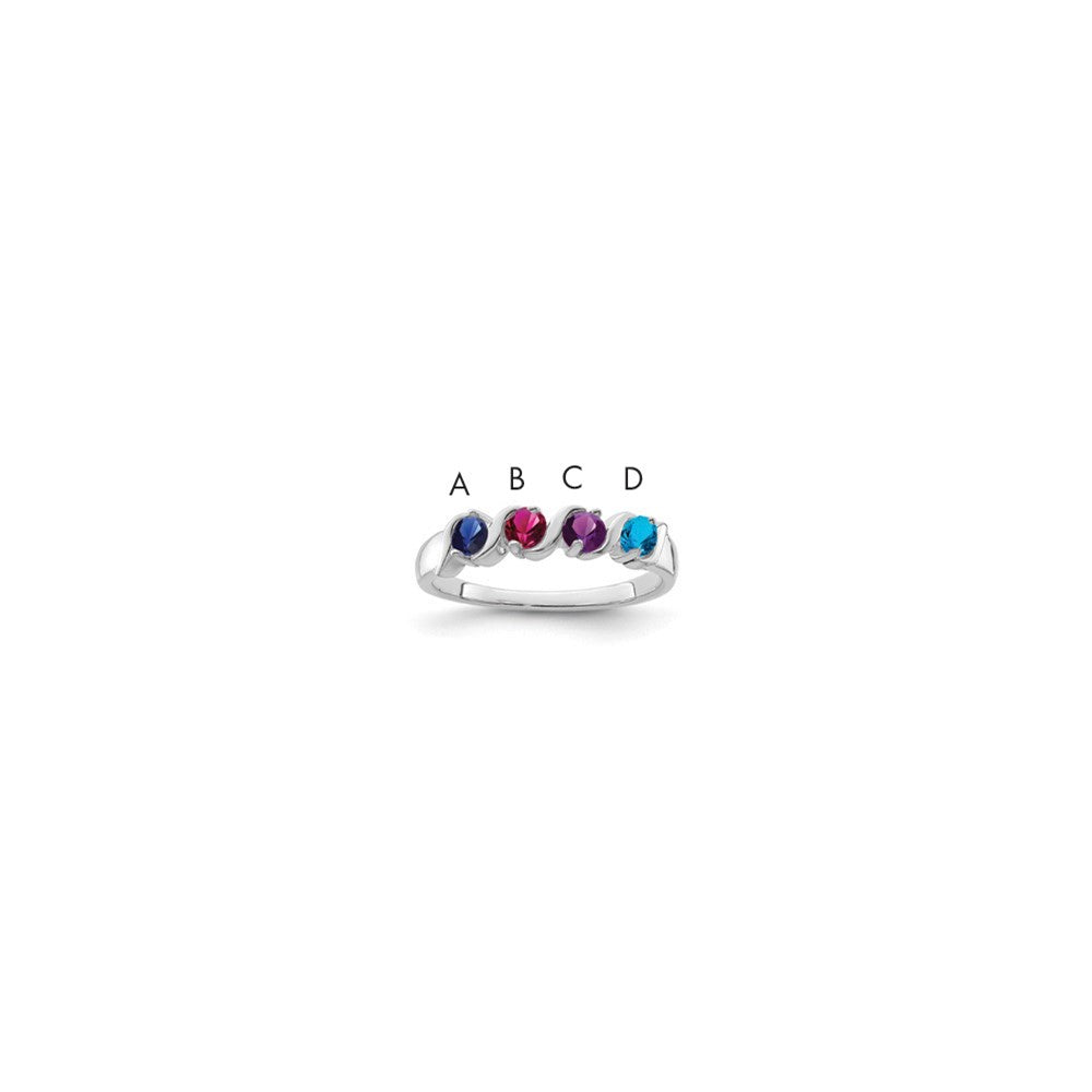 Polished;Sterling silver;Synthetic stone
