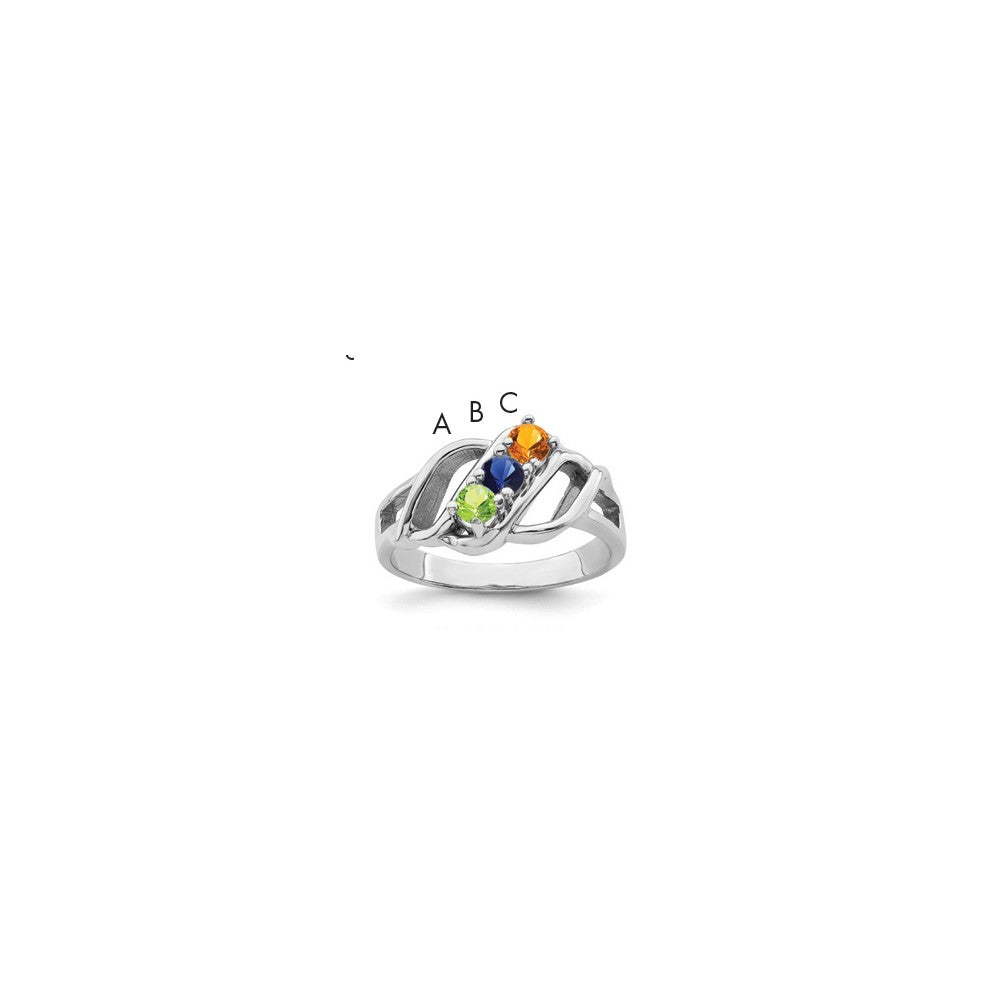 Polished;Sterling silver