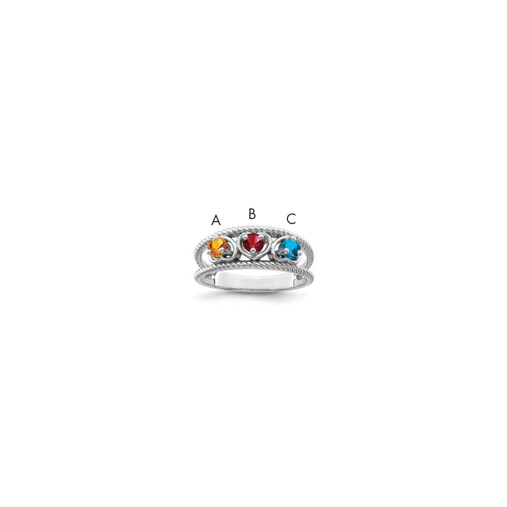 Sterling silver;Textured