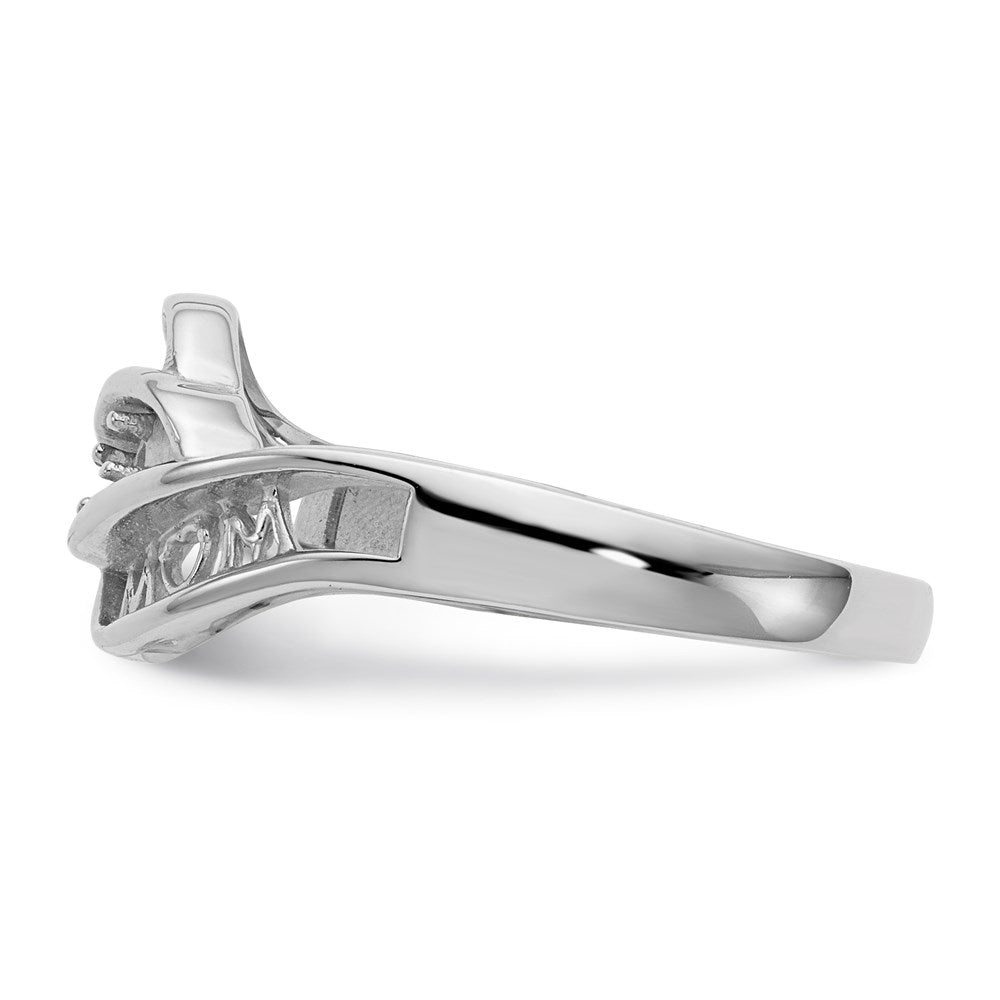 14k White Gold Family Jewelry Ring Mounting