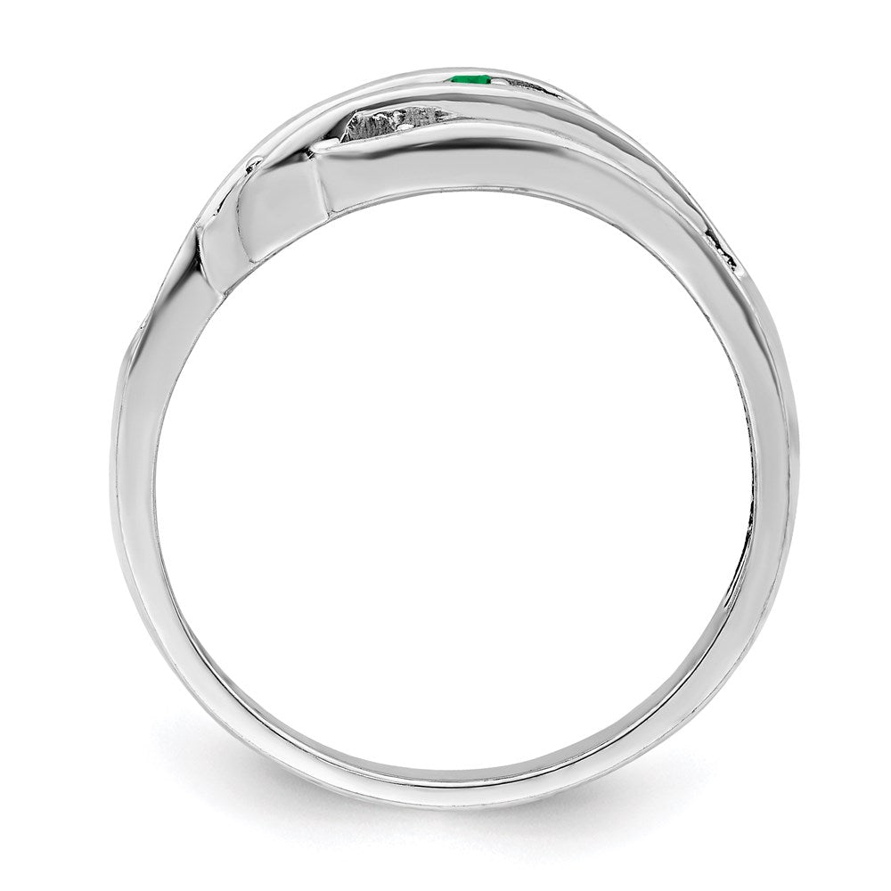 Sterling Silver Rhodium-plated Family Jewelry Mounting