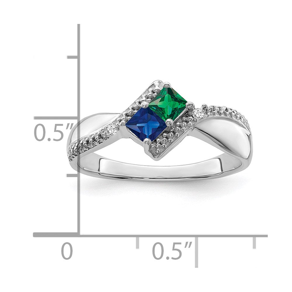 14k White Gold Family Jewelry Ring Mounting