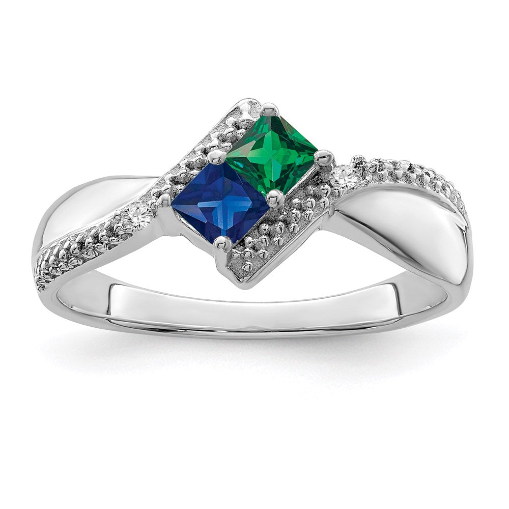 14k White Gold Family Jewelry Ring Mounting