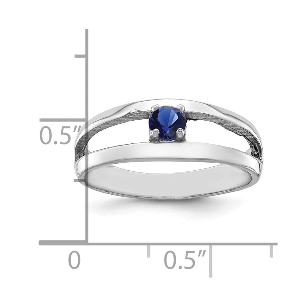 Sterling Silver Rhodium-plated Family Jewelry Mounting