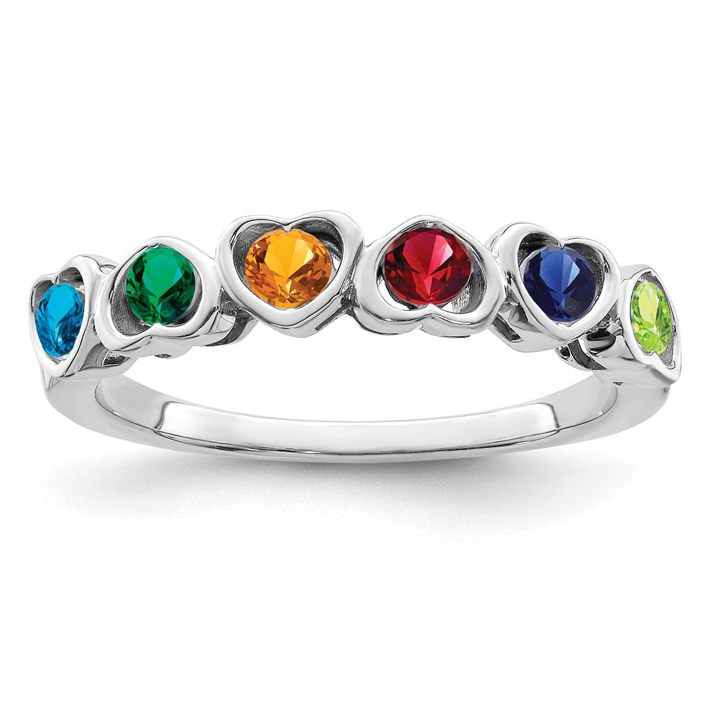 14k White Gold Family Jewelry Ring Mounting
