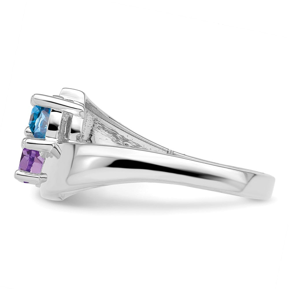 14k White Gold Family Jewelry Ring Mounting