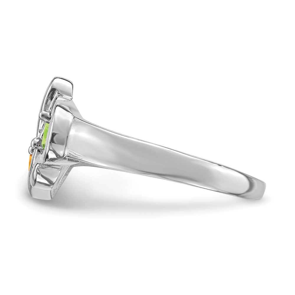 14k White Gold Family Jewelry Ring Mounting