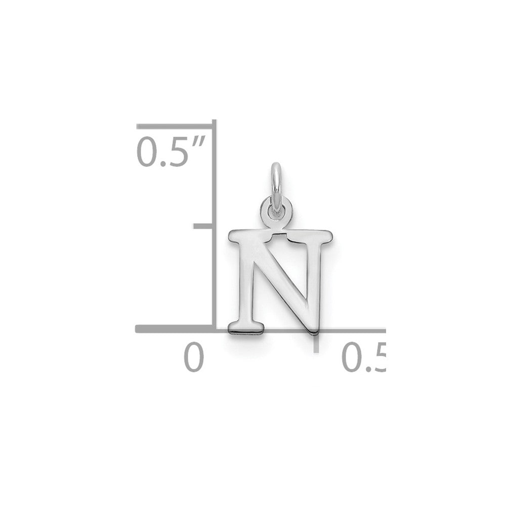 10KW Cutout Letter N Initial Charm