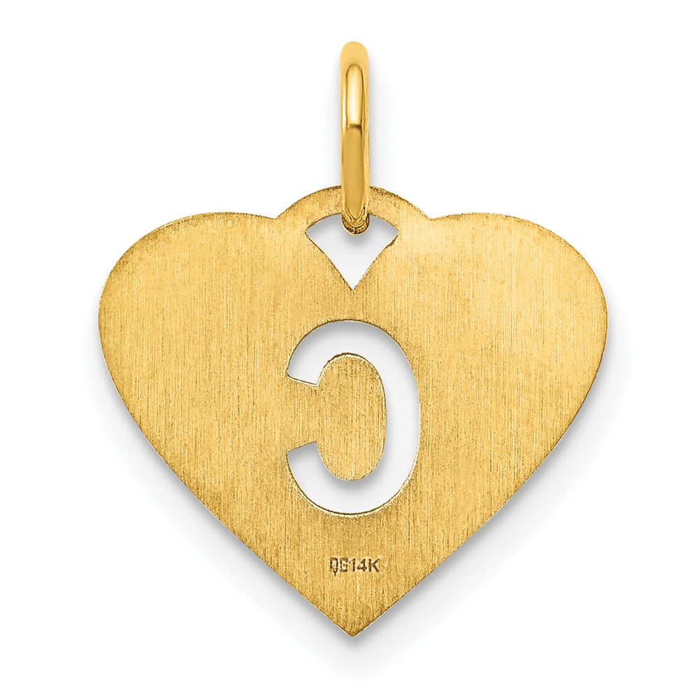 14ky Initial Letter C Initial Charm