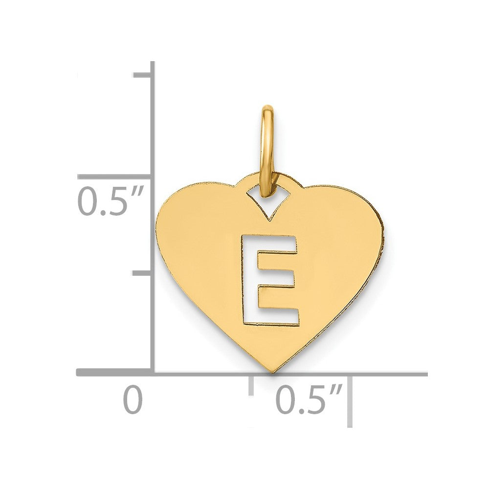 14ky Initial Letter E Initial Charm