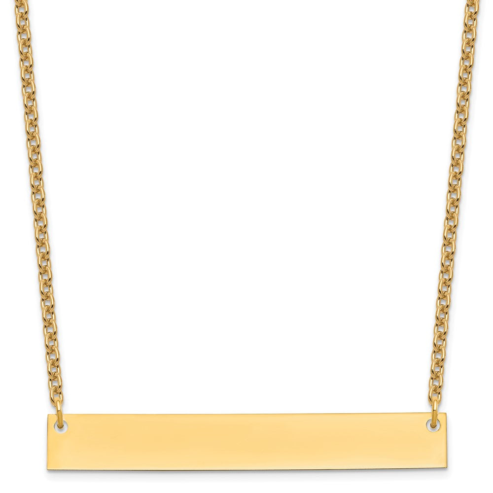 Polished;Lobster;Sterling silver;14kt gold-plated;Satin Back