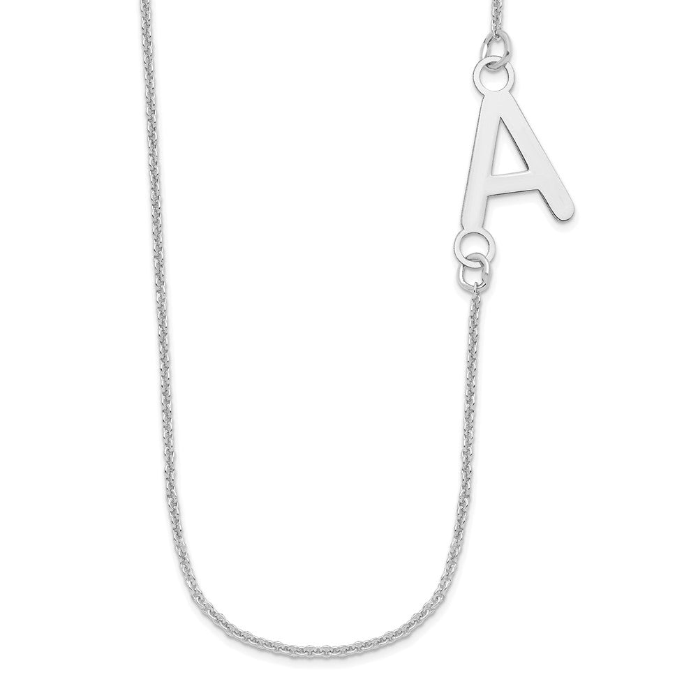 Polished;14K White gold;Lobster;Laser-cut
