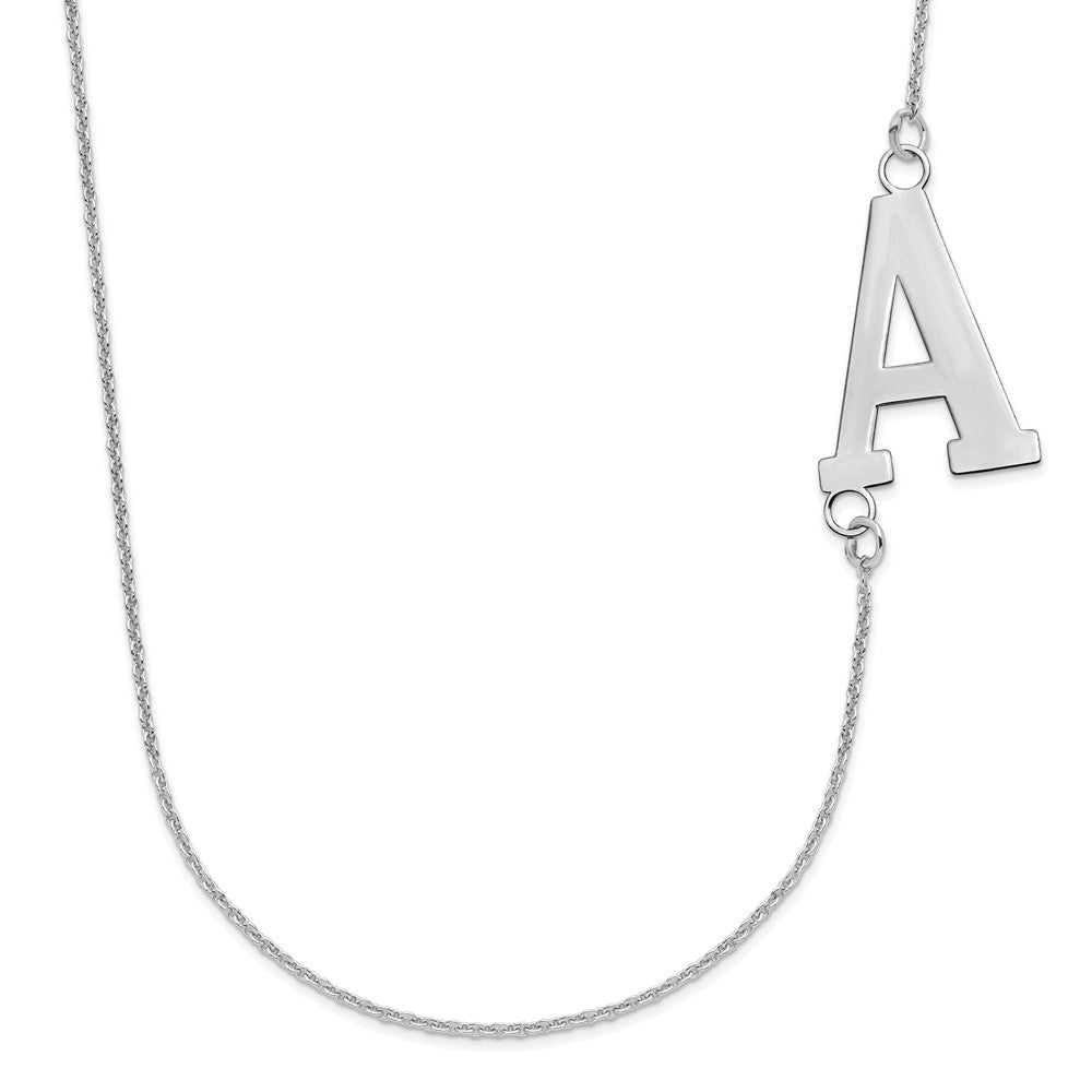 Polished;14K White gold;Lobster;Laser-cut