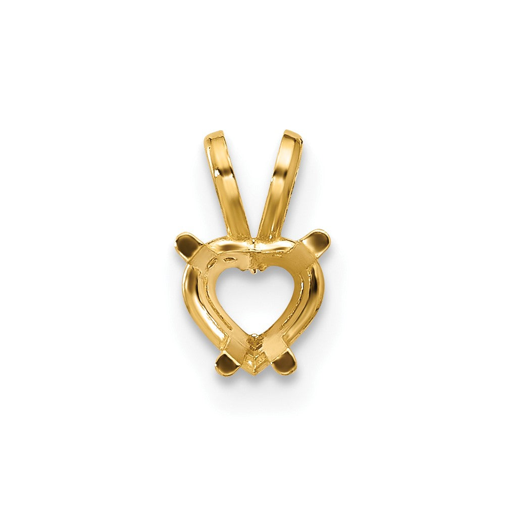 Casted;14k Yellow gold;Avail. in 14k white gold
