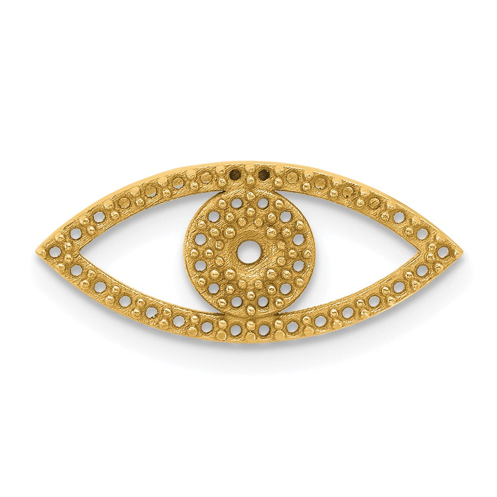 Polished;14k Yellow gold;Hidden bail