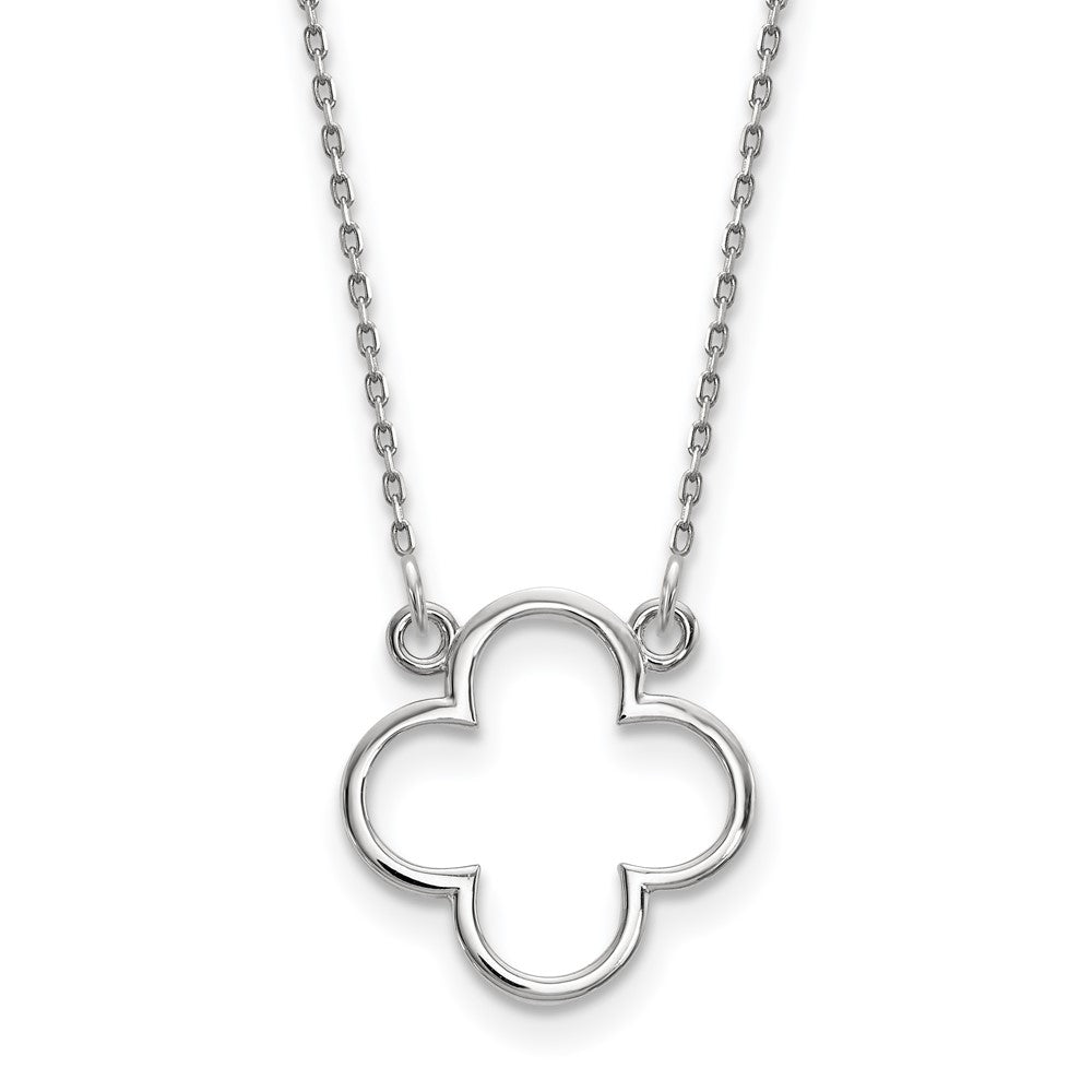 14K White gold;Lobster;18in chain