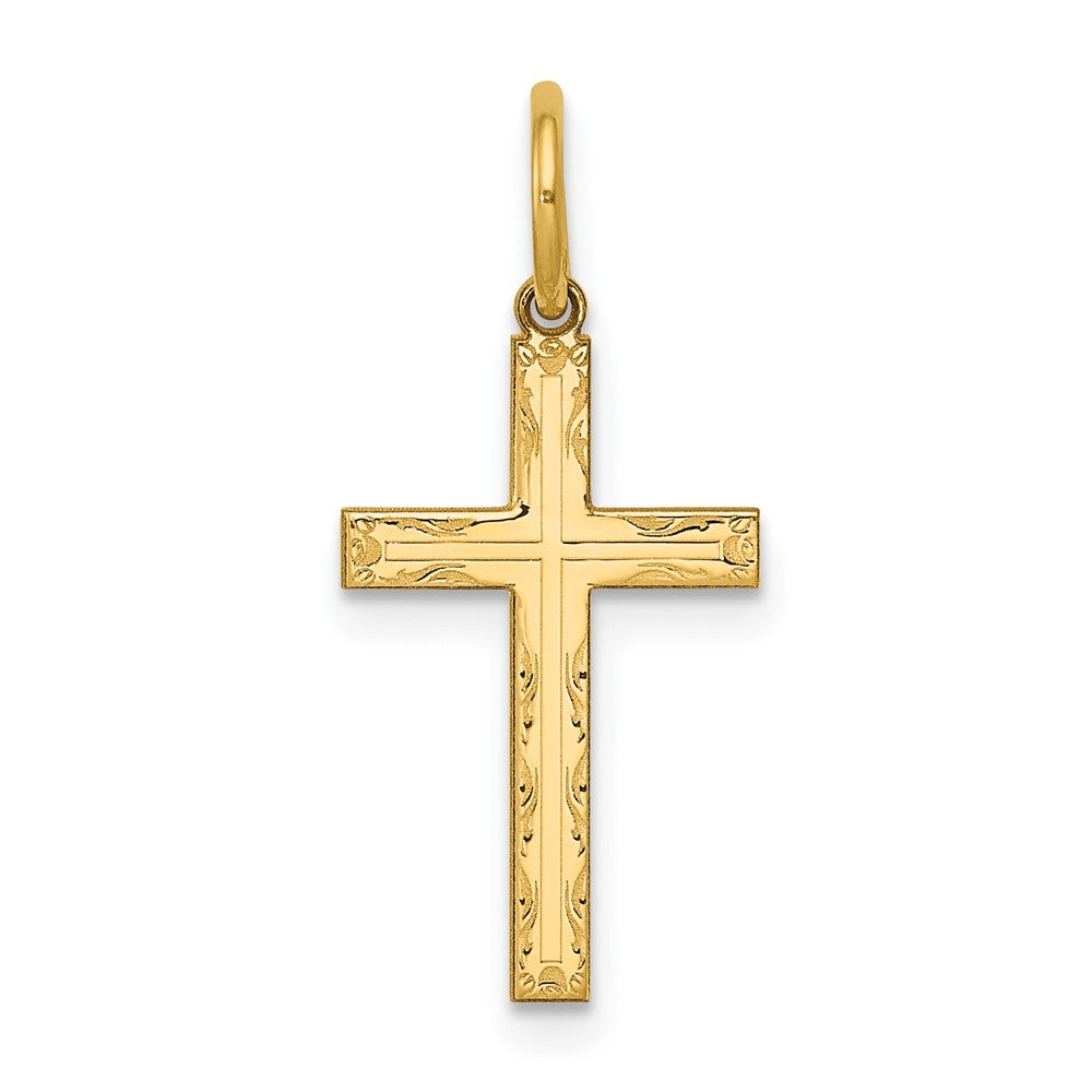 Solid;Polished;14k Yellow gold;Stamped;Engravable;Polished back;Not engraveable;Laser Etched