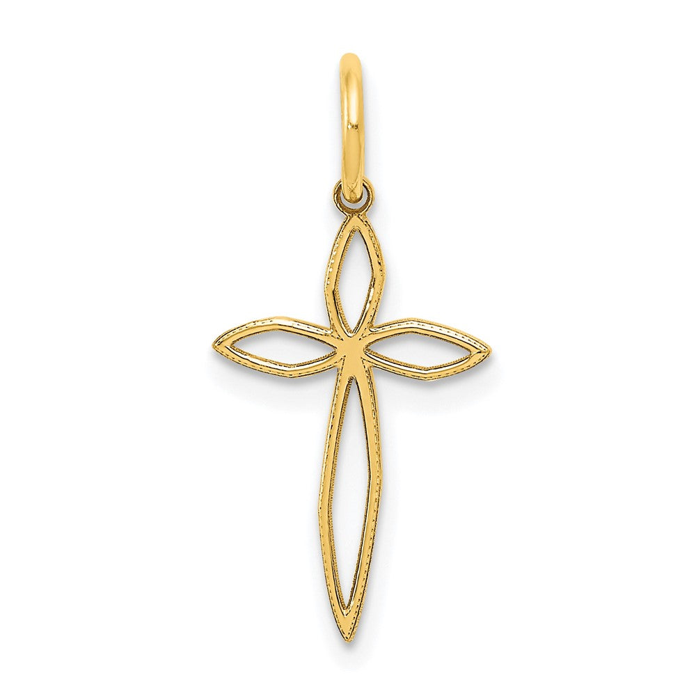 Solid;Polished;14k Yellow gold;Polished back