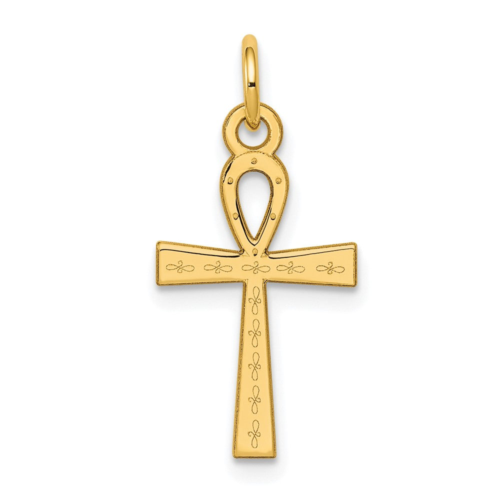Solid;Polished;14k Yellow gold;Polished back