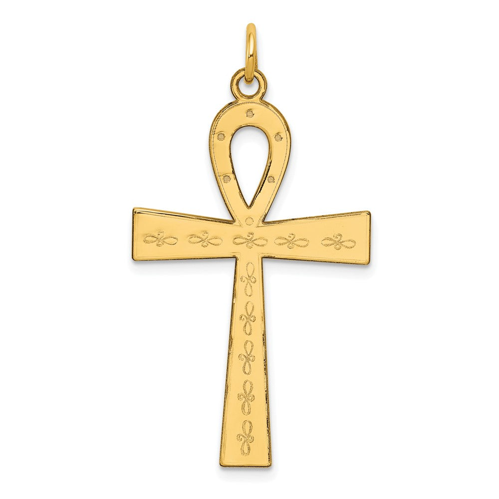 Solid;Polished;14k Yellow gold;Polished back