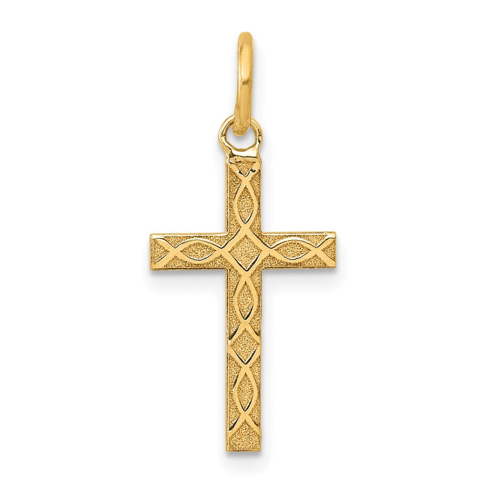 Solid;Polished;14k Yellow gold;Engravable;Polished back;Not engraveable by QG;Laser Etched