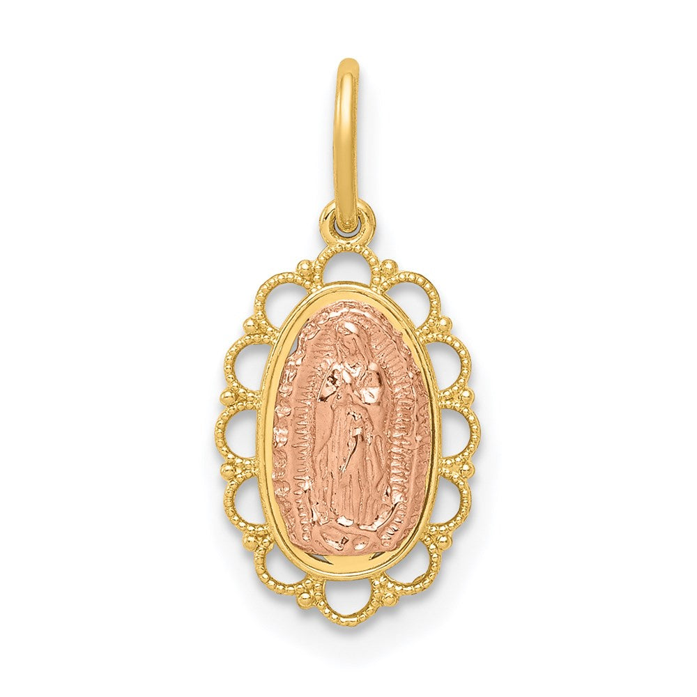 Polished;14K Two-tone