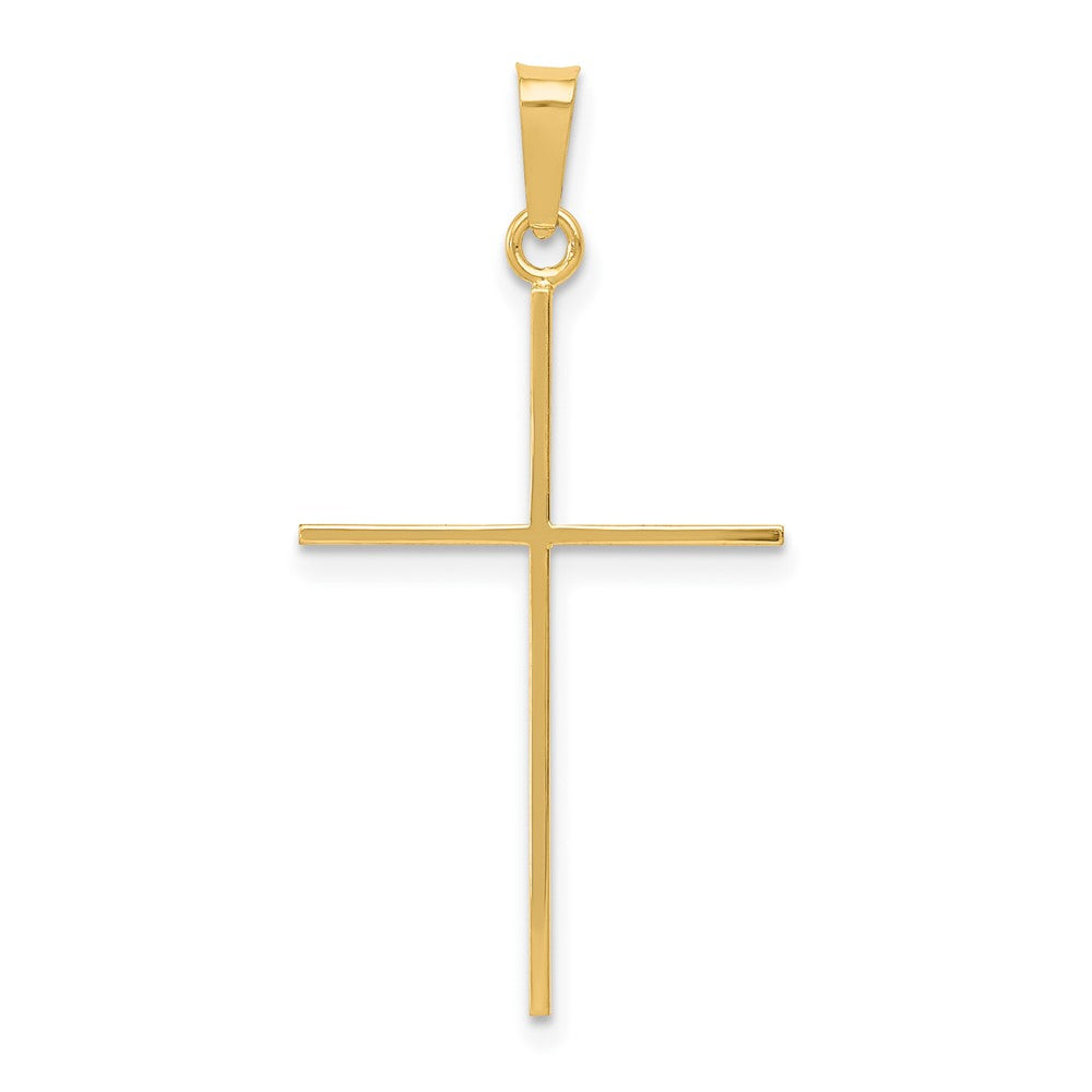 Solid;Polished;Die struck;14k Yellow gold