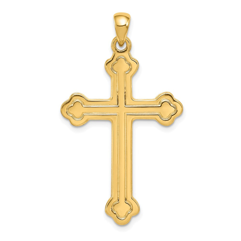 Solid;Polished;14k Yellow gold;Stamped;Flat back;Engravable;Satin Back