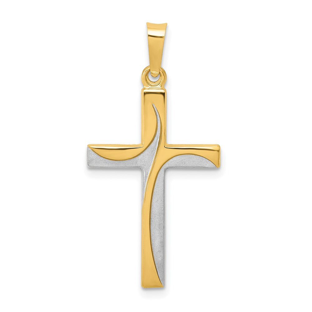 Solid;Polished;Satin;Rhodium-plated