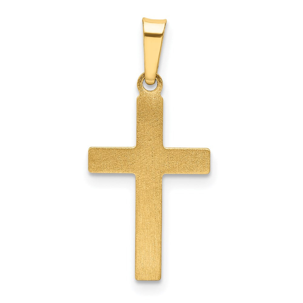 14k Polished Latin Cross Pendant