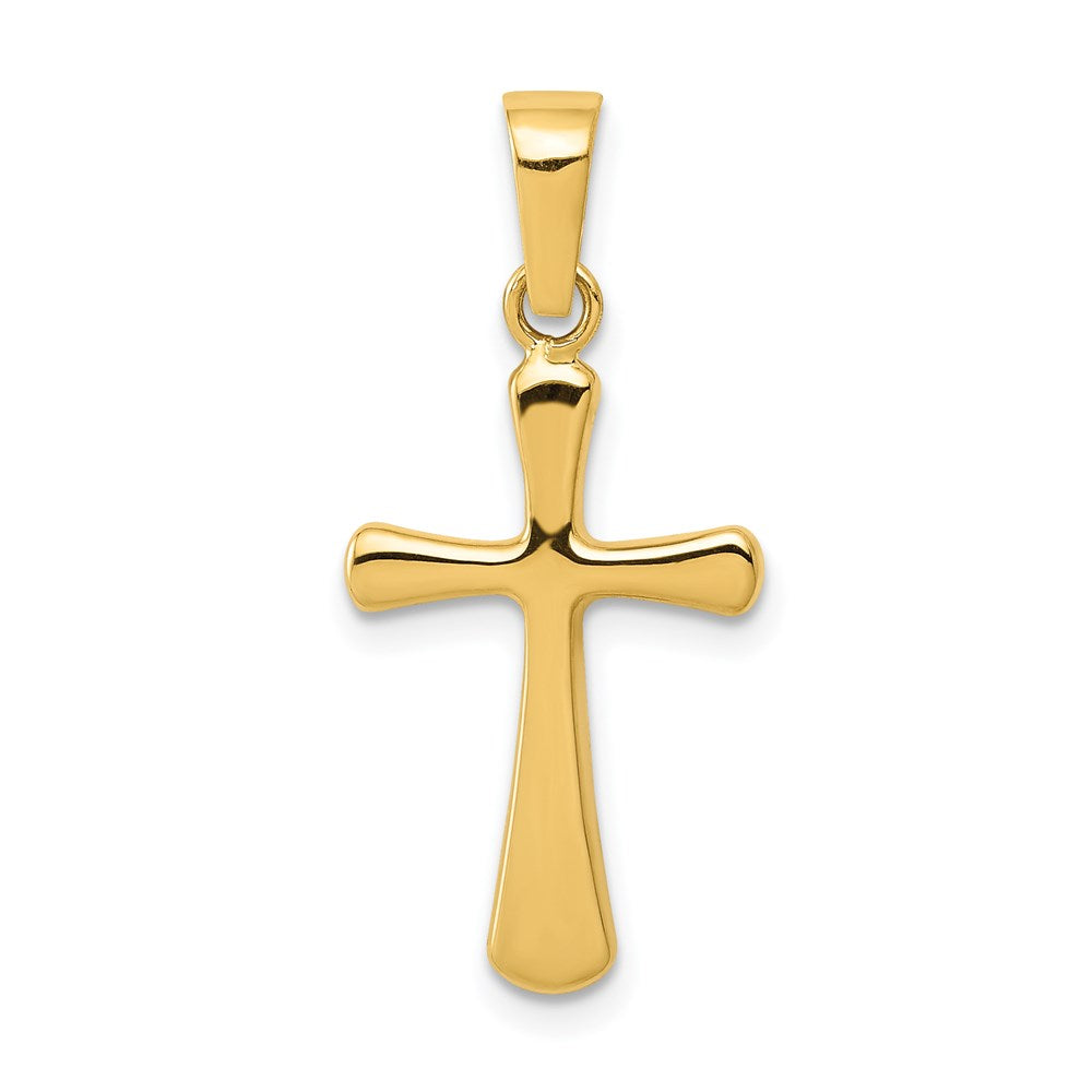 Solid;Polished;14k Yellow gold