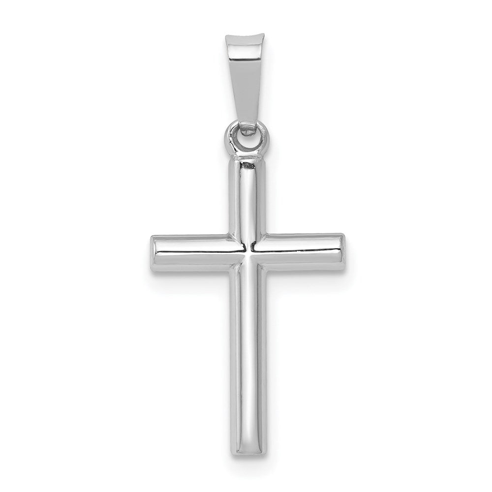 Polished;14K White gold;Hollow;Engravable