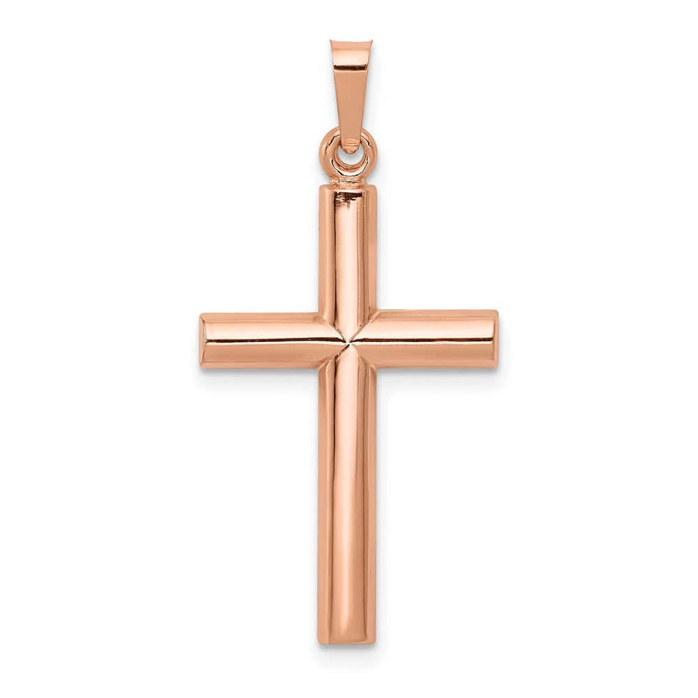 Polished;Hollow;14k Rose gold;Textured