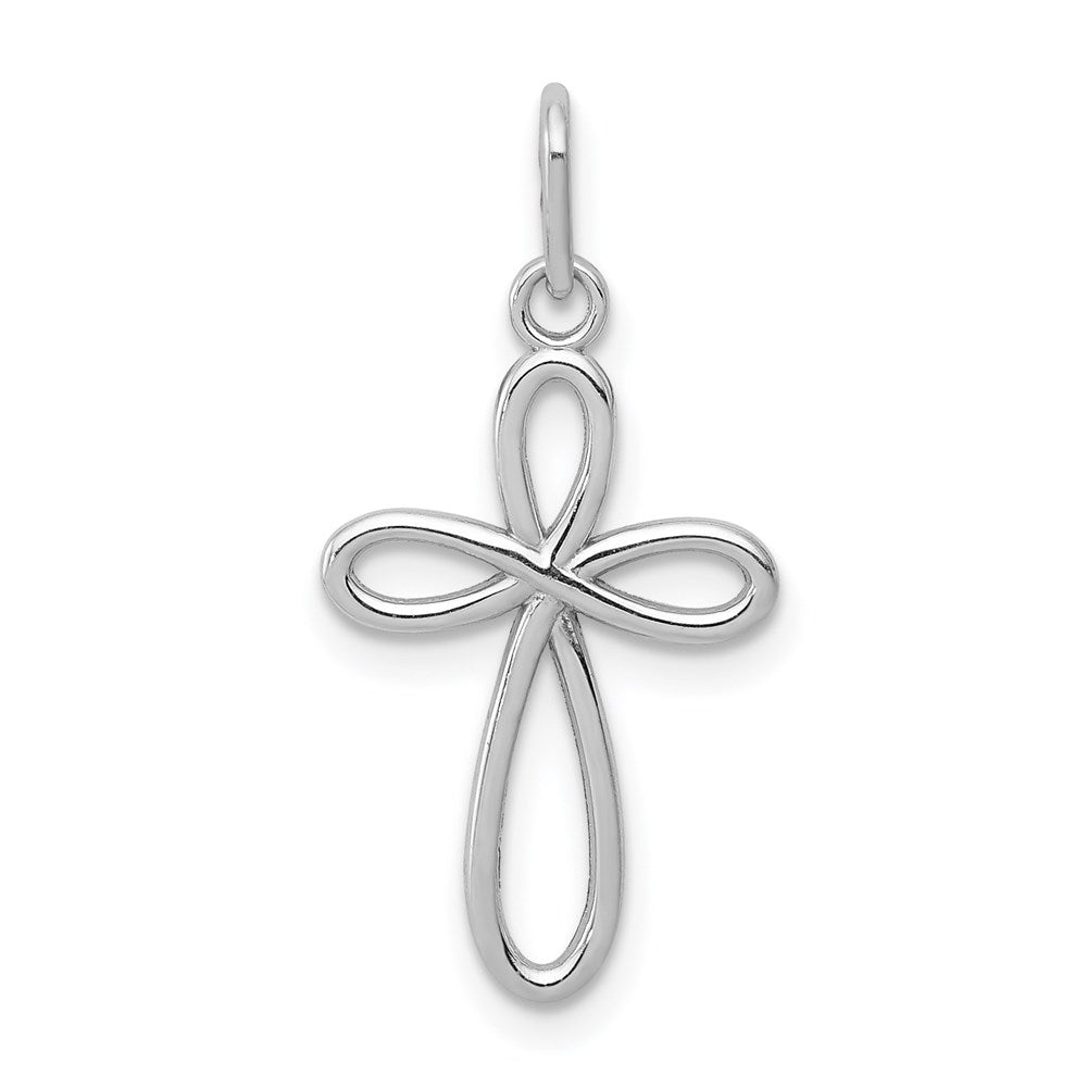 Solid;Casted;Polished;14K White gold