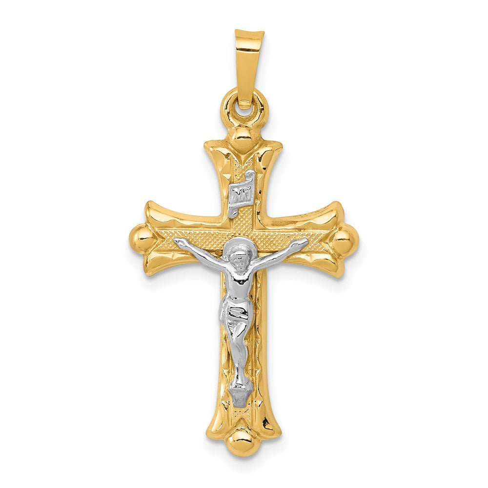 Polished;14K Two-tone;Textured