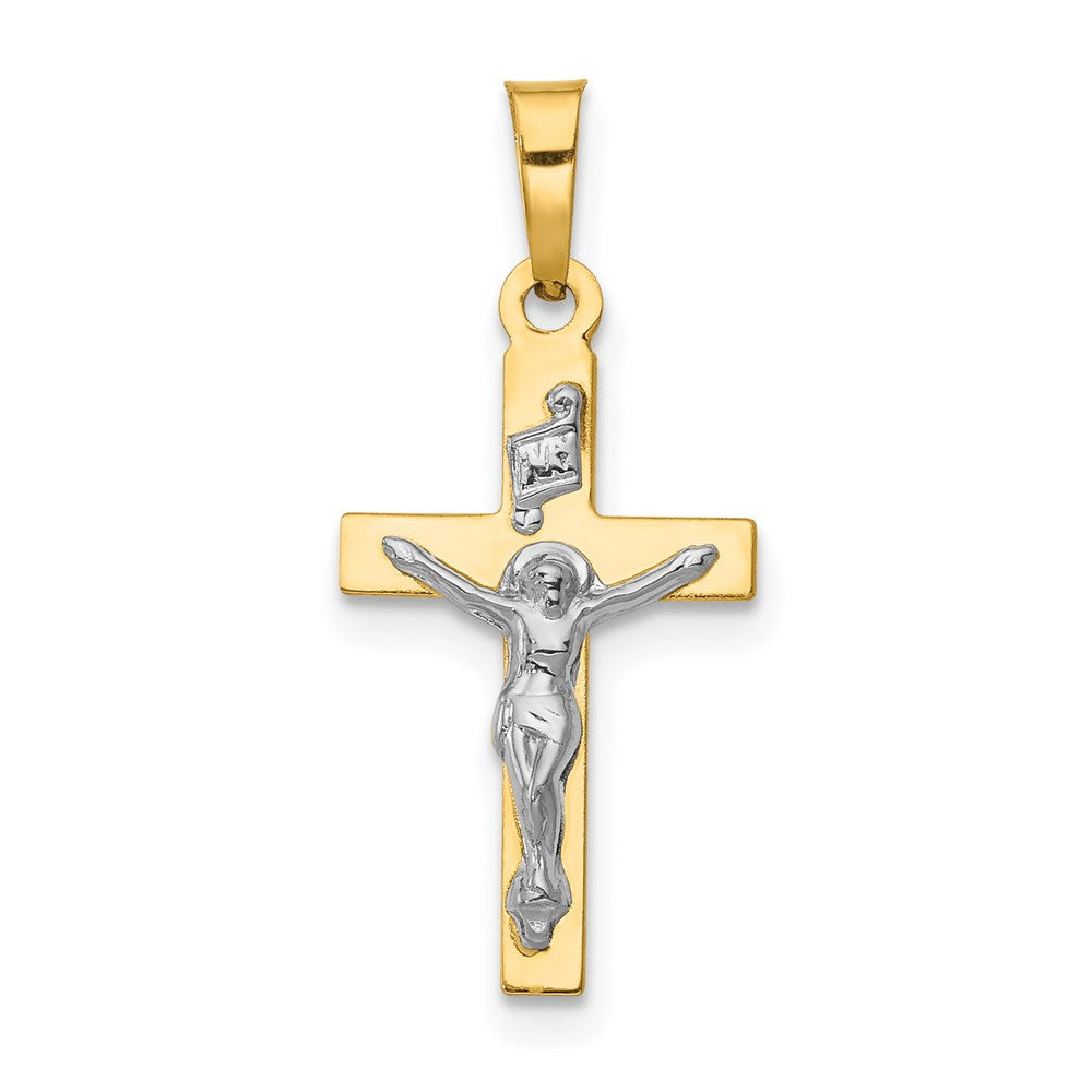 Polished;14K Two-tone
