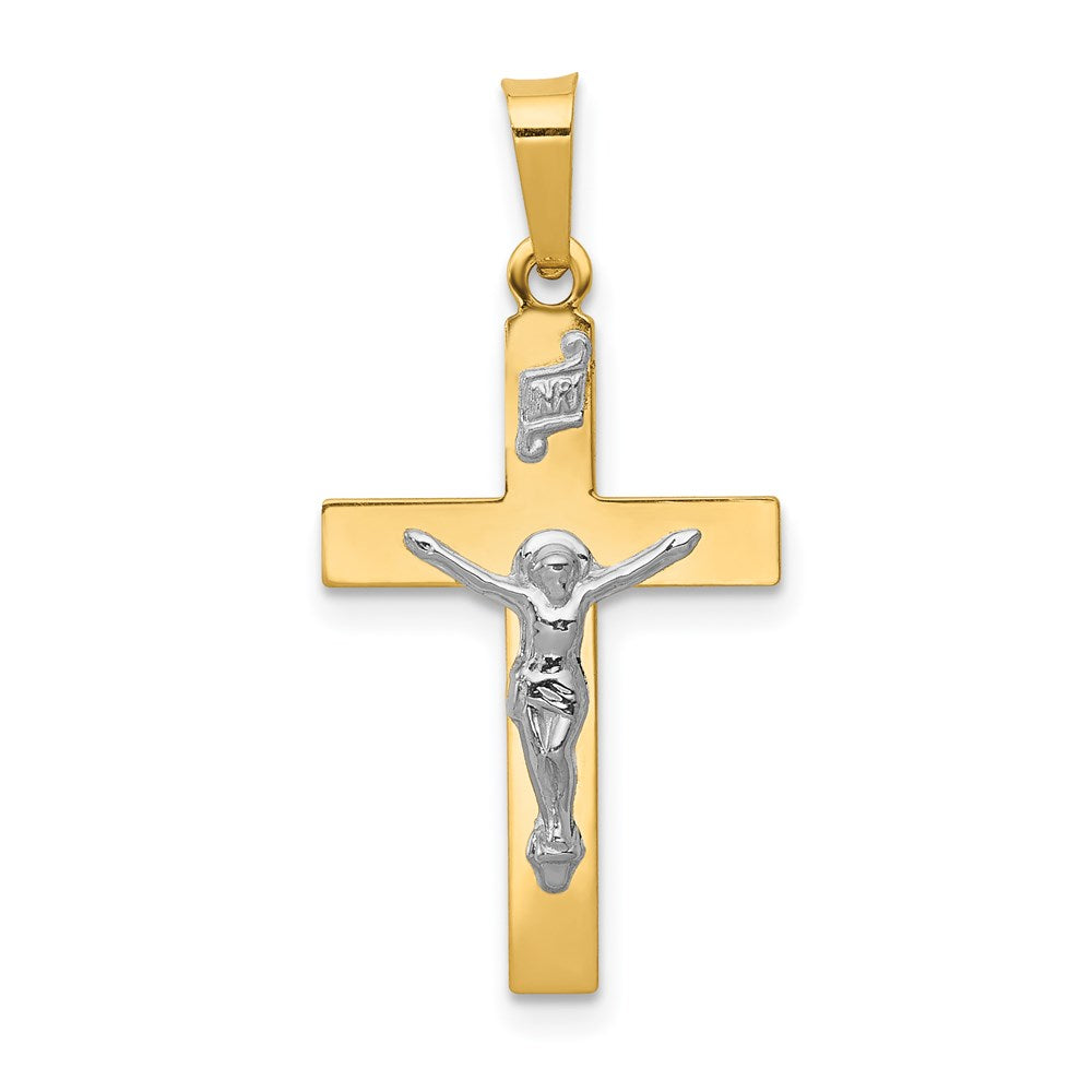 Polished;14K Two-tone