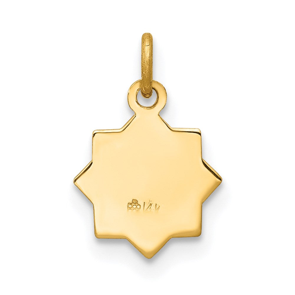 14k Blessed Virgin Mary Charm